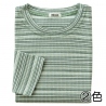 No.4751　七分袖ボーダーTシャツ