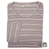No.4751　七分袖ボーダーTシャツ