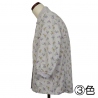 No.0092-9 美後姿七分袖前開ポロシャツ